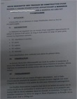 Devis descriptif des travaux  de construction